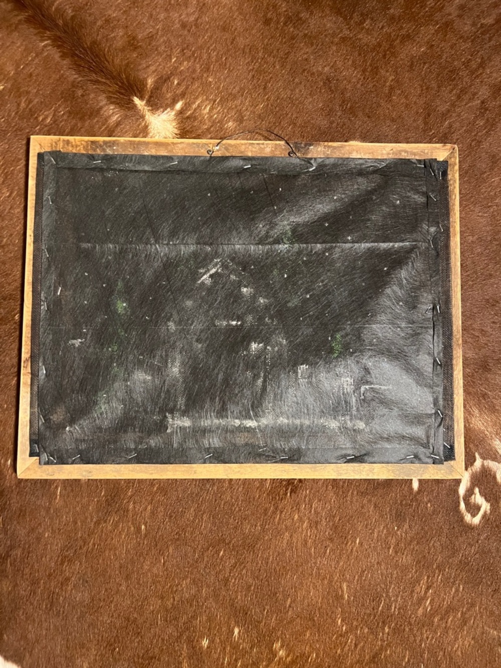 Hand-Painted Holiday Barn Wall Art - Green & Gray - Picture 2 of 16
